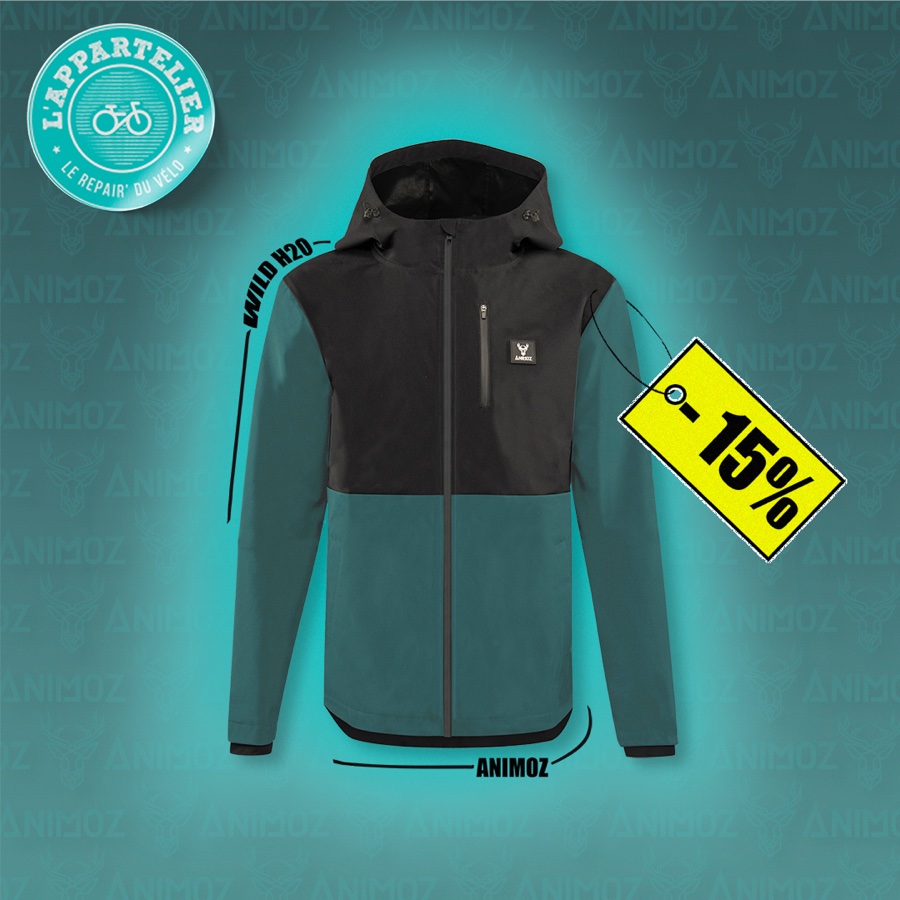 Post produit veste Animoz Wild H2O en promotion pour L'Appartelier