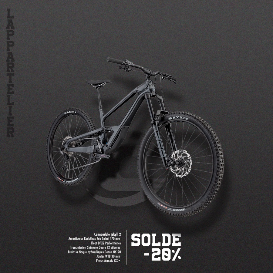 Post produit Cannondale Jekyll 2 en solde pour L'Appartelier