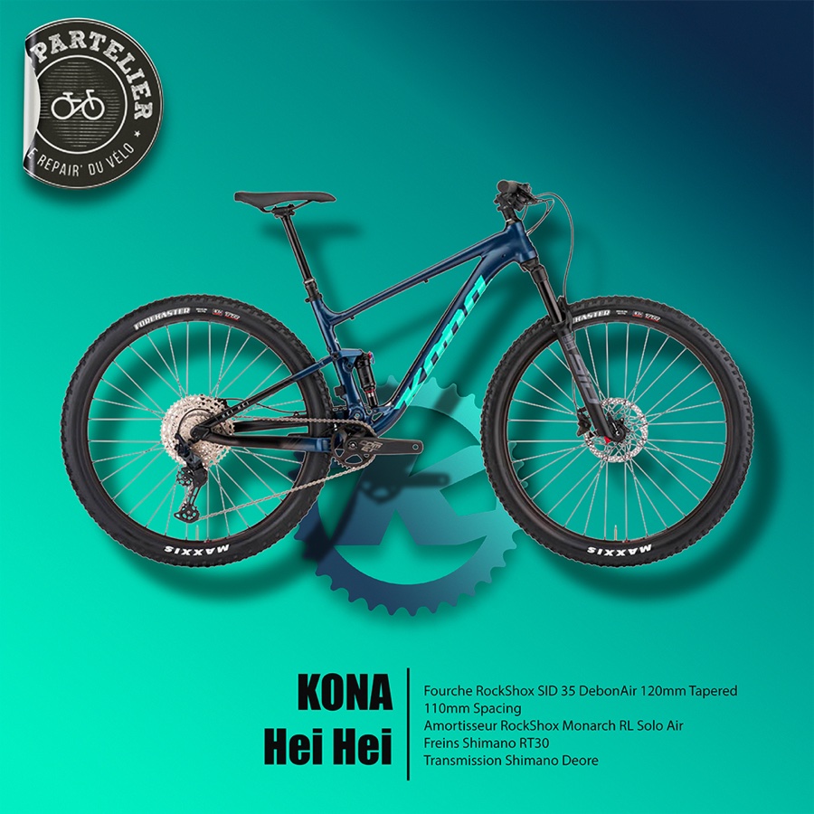 Post produit Kona Hei Hei avec fiche technique pour L'Appartelier